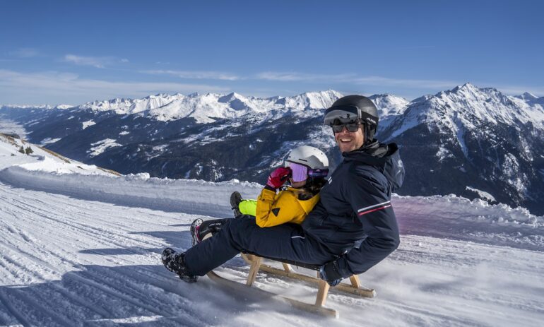 Rodeln auf der längsten Rodelbahn Österreichs 
